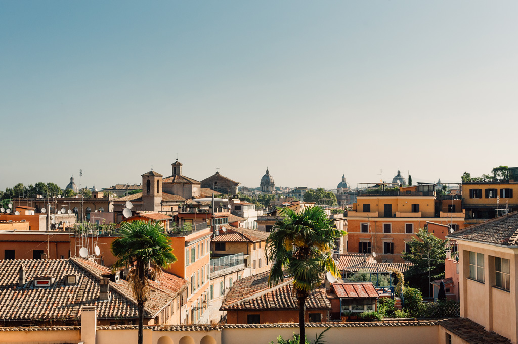 Una panoramica di Roma scattta da Alessandro Della Savia fotografo