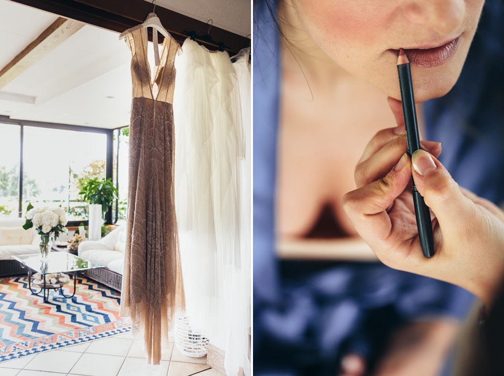 Fotografo Matrimonio Monza Un dettaglio delle labbra e del trucco della sposa
