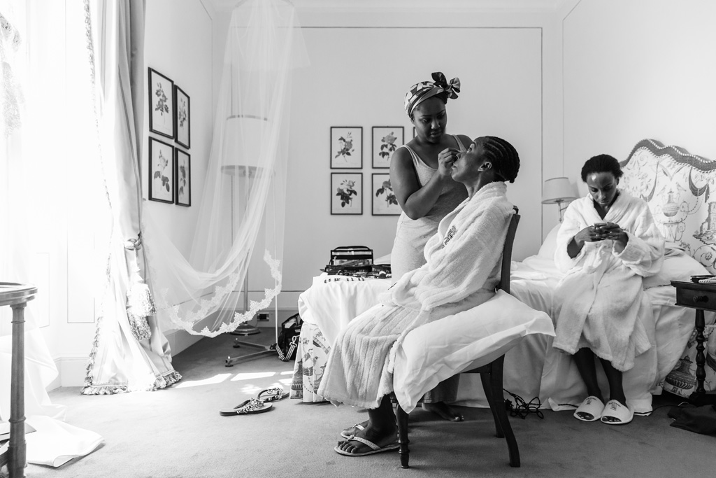 Fotografo Matrimonio Villa Erba Ayesha è in fase di preparazione presso lil Grand Hotel Villa d'Este