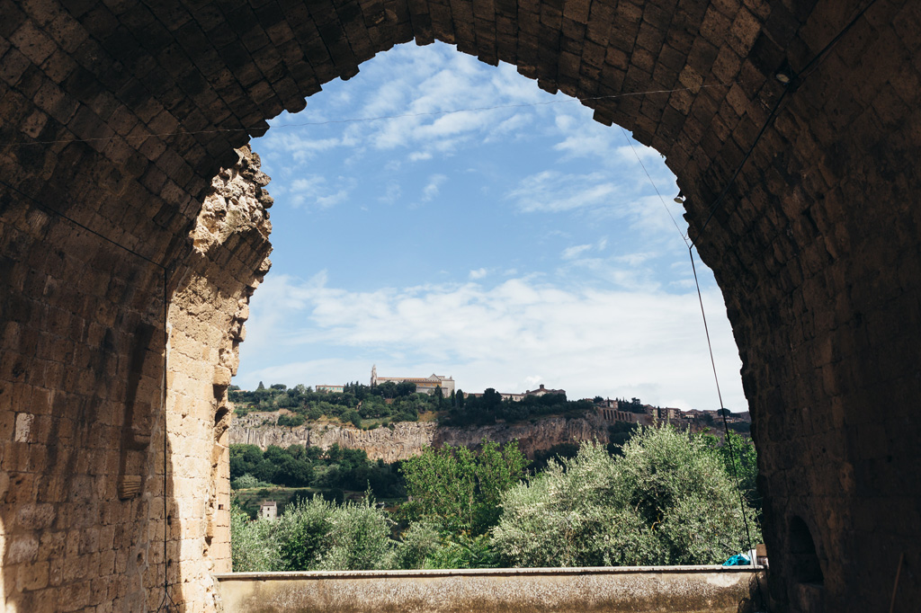 Uno scorcio del paesaggio di Orvieto