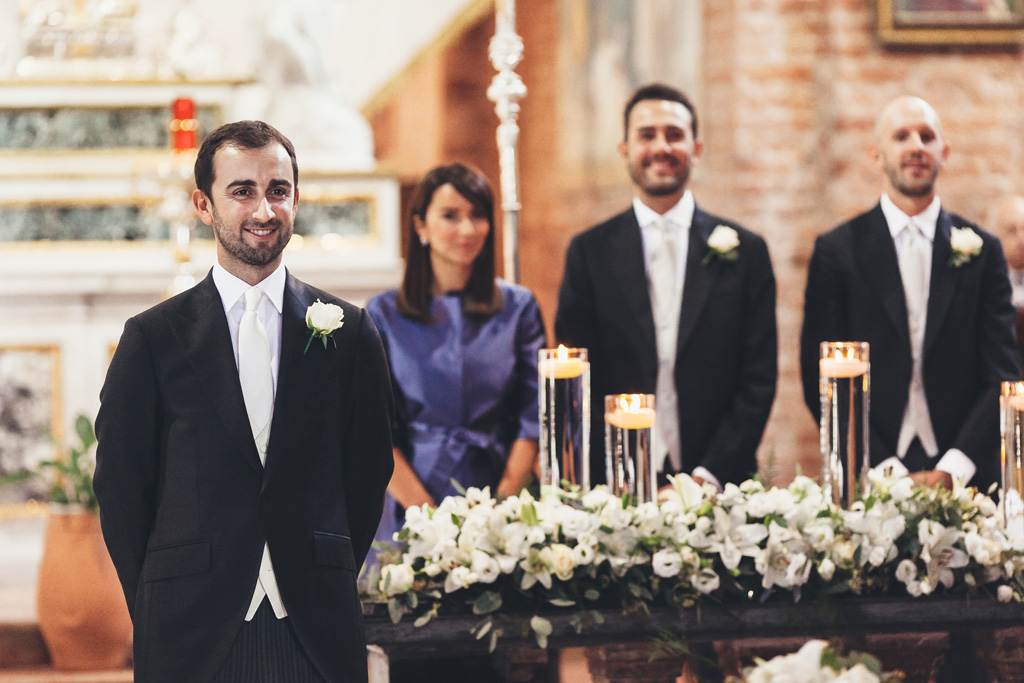Fotografo Matrimonio Pavia Federico attende deideroso l'arrivo di Silvia