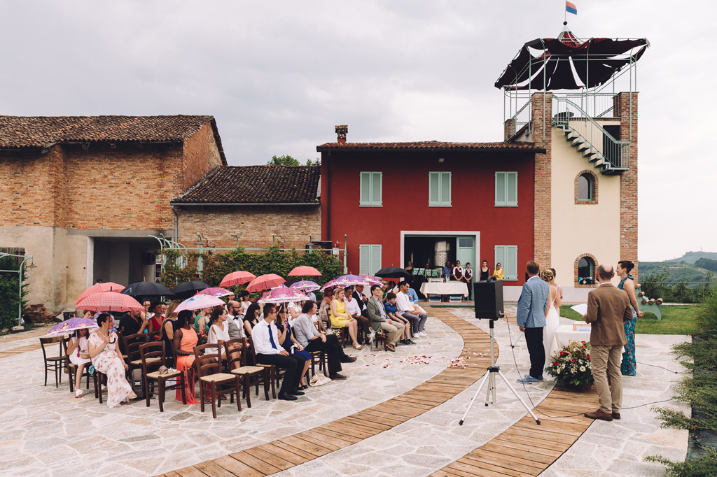 Fotografo Matrimonio Langhe Una splendida panoramica del Relais Arborina di La Morra