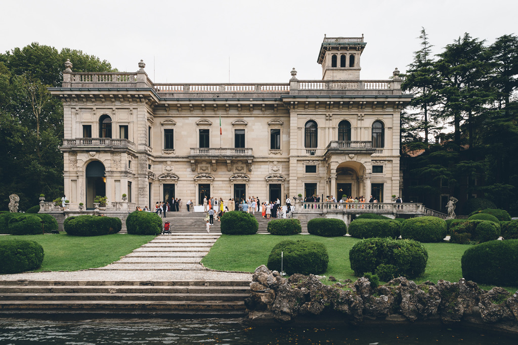 Una panoramica della location di Villa Erba