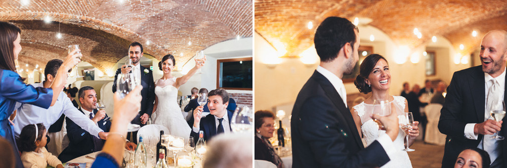 Fotografo Matrimonio Pavia I brindisi continuano nella splendida sala della Tenuta San Giovanni