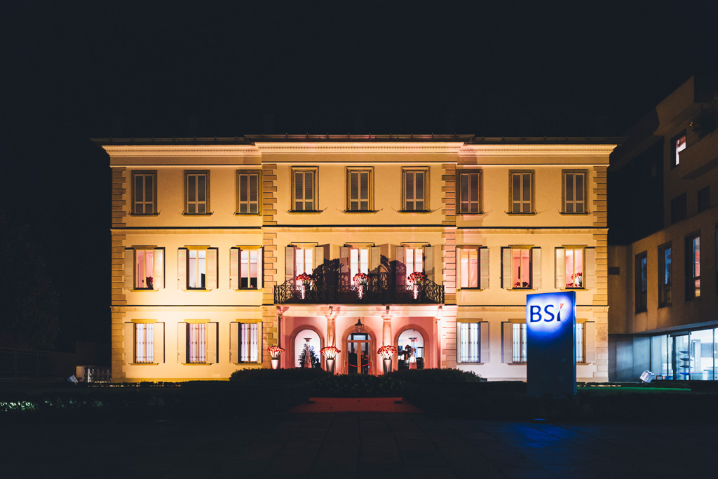 Una panoramica della nuova sede comasca del Gruppo svizzero di private banking Bsi