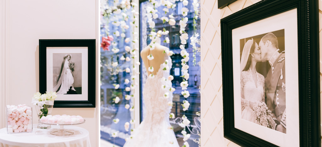 Inaugurazione Store Pronovias Un dettaglio della