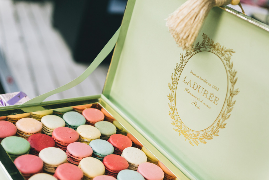 Evento Just Cavalli Un particolare dei dolci Macarons targati Ladurée