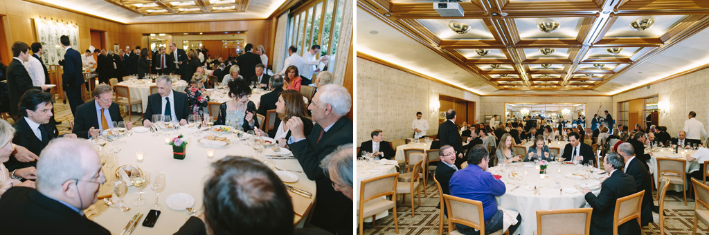 Alcune panoramiche interne del ristorante presso il Four Season Hotel