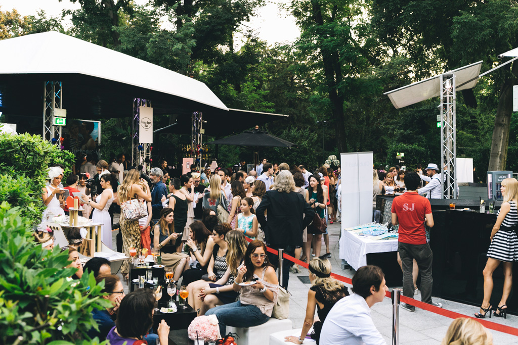 Evento Just Cavalli I musicisti deliziano gli ospiti con della buona musica