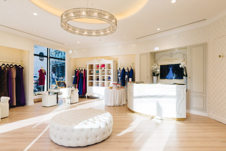 La splendida location di Pronovias, il nuovo negozio a Roma