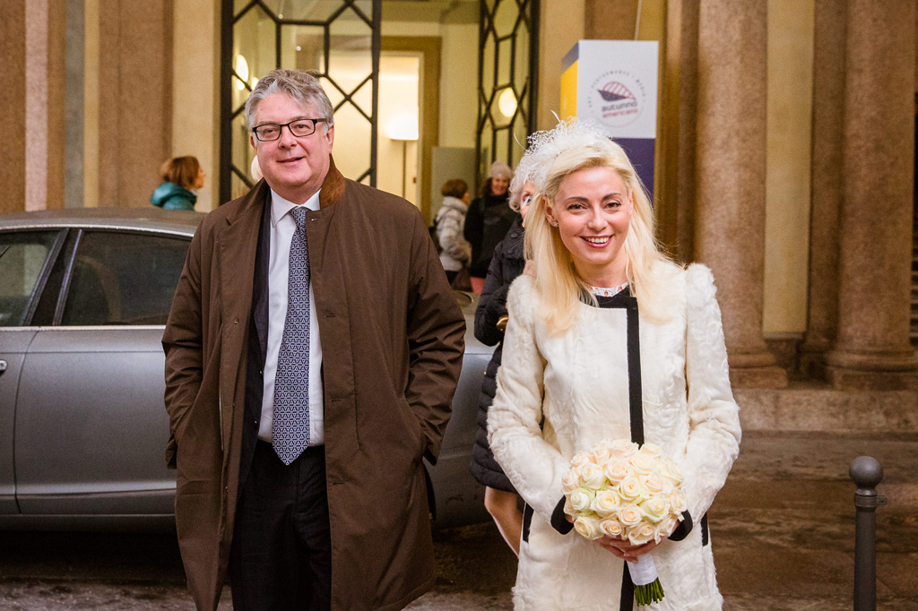 Fotografo Matrimonio Milano Michele ed Ellina durante il matrimonio a Palazzo Reale di Milano
