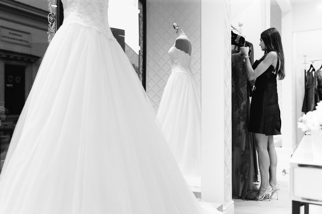 Pronovias Un'ospite è interessata al vestito da m