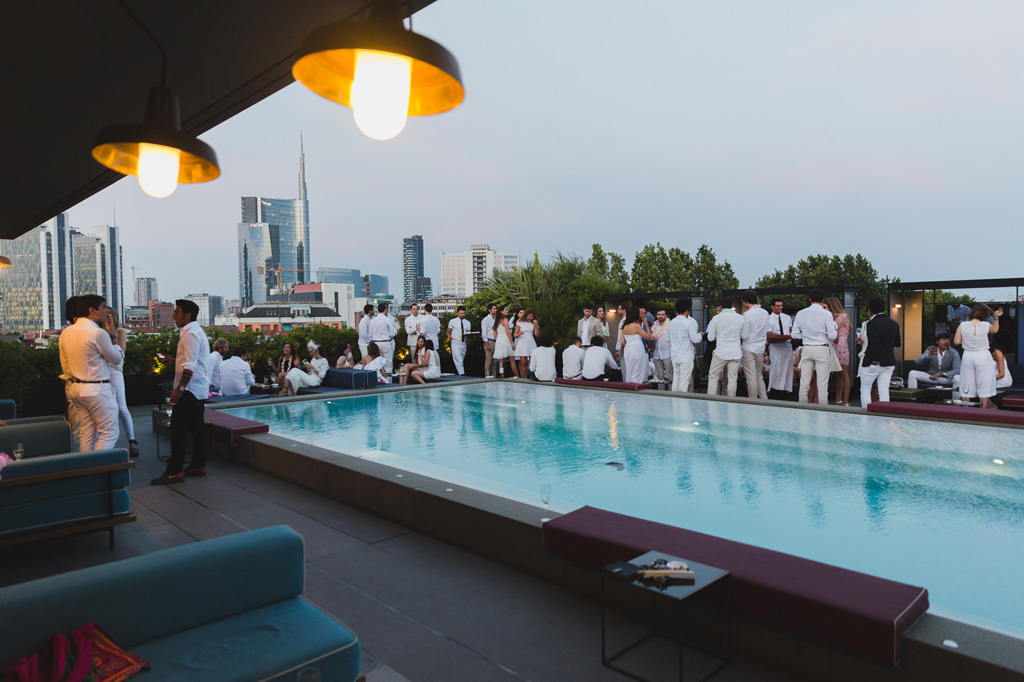 fotografo matrimonio milano ceresio festa piscina