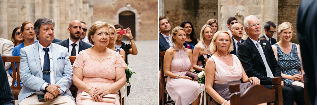 Fotografo Matrimonio Basilica San Galgano Toscana I genitori dello sposo e della sposa