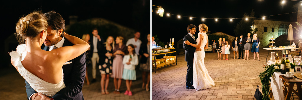 Fotografo Matrimonio Basilica San Galgano Toscana Il primo ballo di Carlos e Catherine