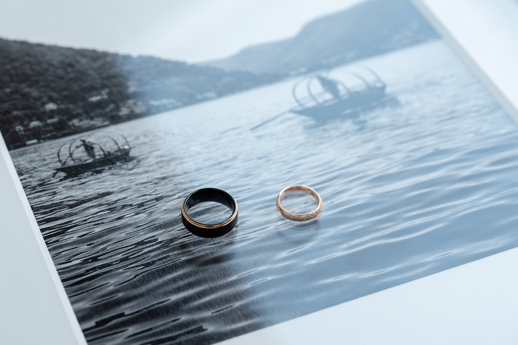 Fotografo Matrimonio Lago di Como Hilton Villa Parravicini Revel Le fedi nuziali di Shahram e Samin