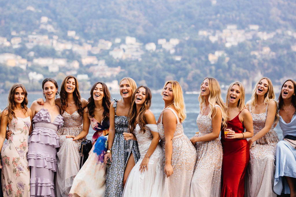Wedding Photographer Como Lake Villa Pizzo Villa d'Este Le amiche della sposa