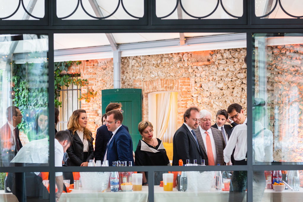 Fotografo Cena di Gala Casa Gobbato Convegno Antitrust Treviso 2 Gli invitati cominciano il banchetto