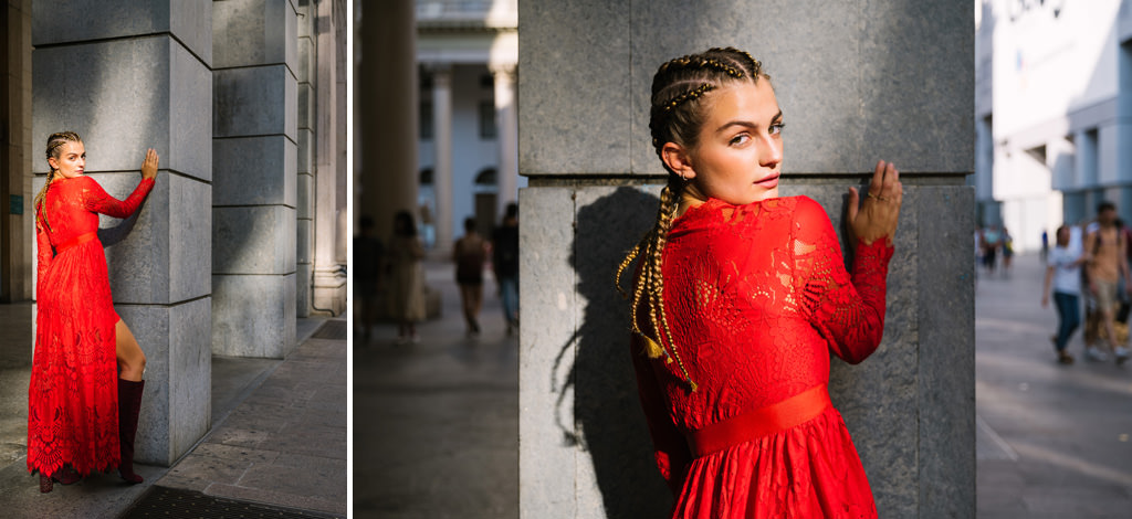 fotografo ritratto moda street milano tosca blu