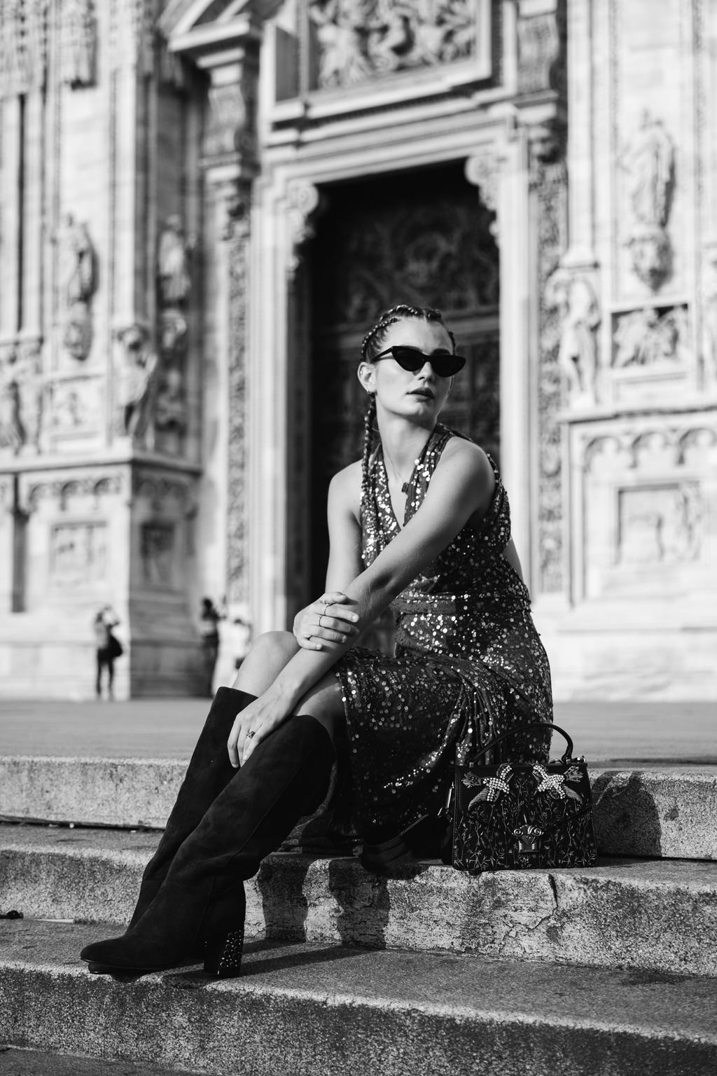 fotografo ritratto moda street milano tosca blu