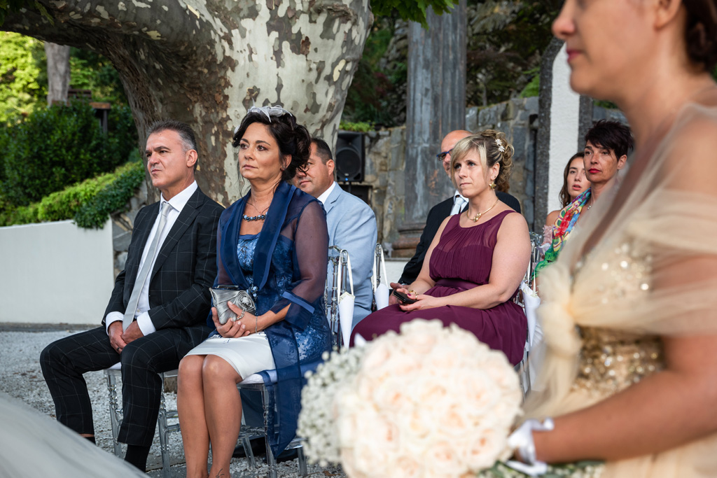 Fotografo Matrimonio Lago di Como Casta Diva Mandarin La mamma della sposa alla cerimonia