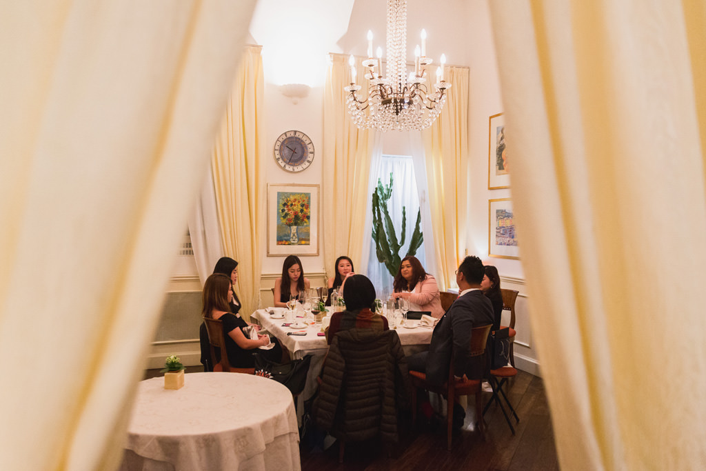 La cena aziendale è prossima a concludersi