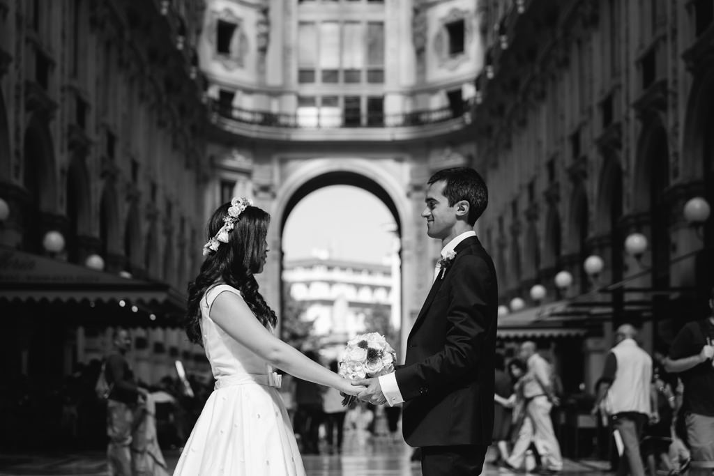 Fotografo Matrimonio Milano Foto Sposi Galleria Vittorio Emanuele II Milano