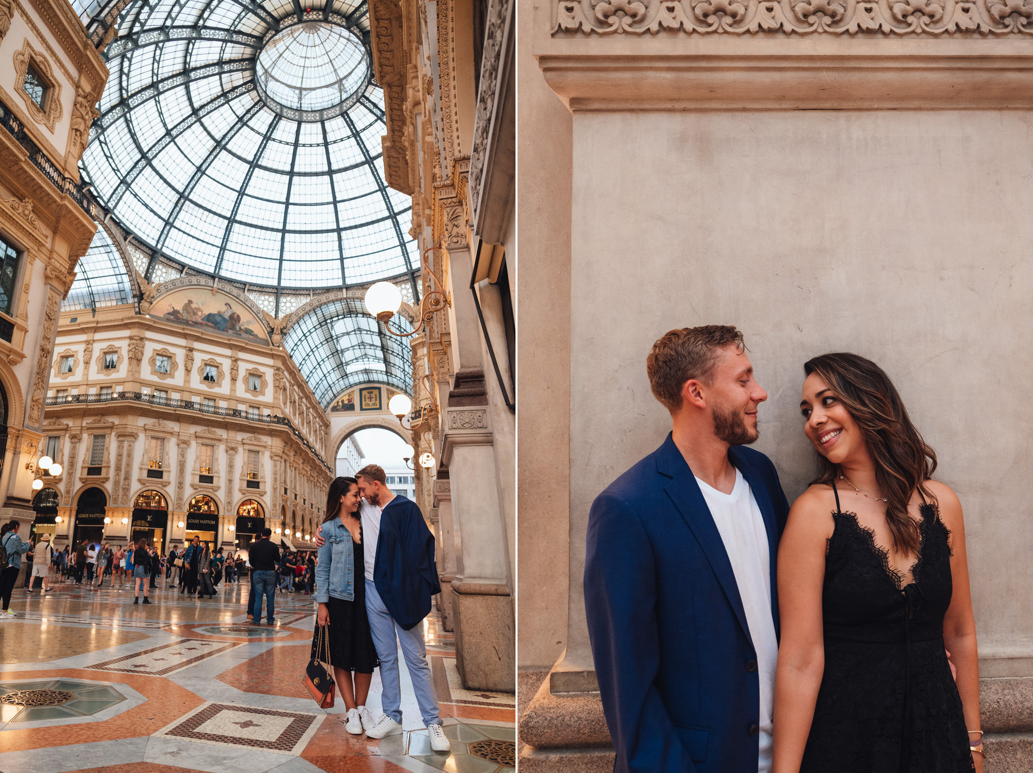 fotografo ritratto coppia milano duomo
