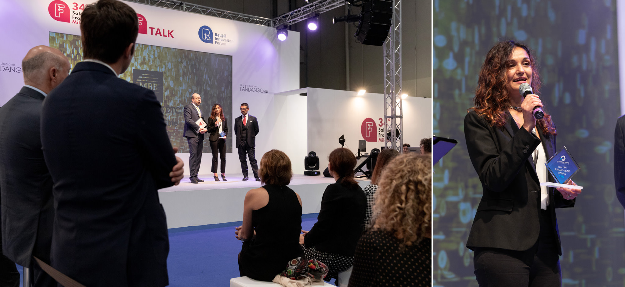 Fotografo Eventi Esclusivi Aziendali Fiera Milano Assofranchisin IrelatorisonoprontiadannunciareilvincitoredelpremioAssofranchisingAward