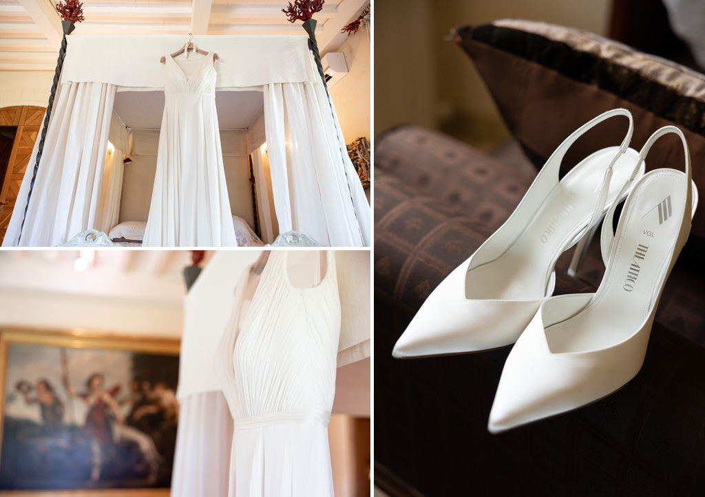 Destination Wedding Photographer Tuscany Italy Le scarpe della sposa