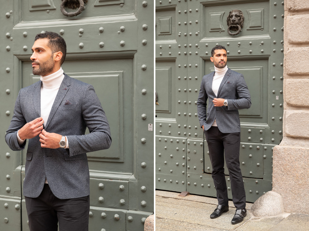 Un ragazzo elegante a MIlano