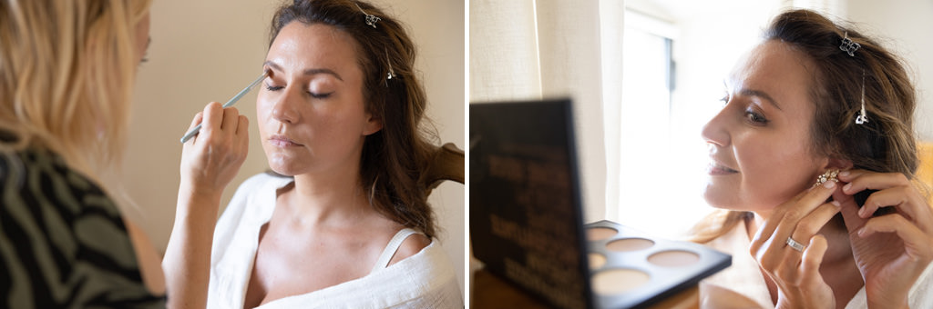 Destination Wedding Photographer Tuscany Italy Una sposa che si prepara