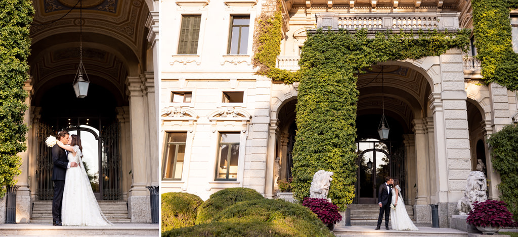 Fotografo di matrimoni a Villa Erba
