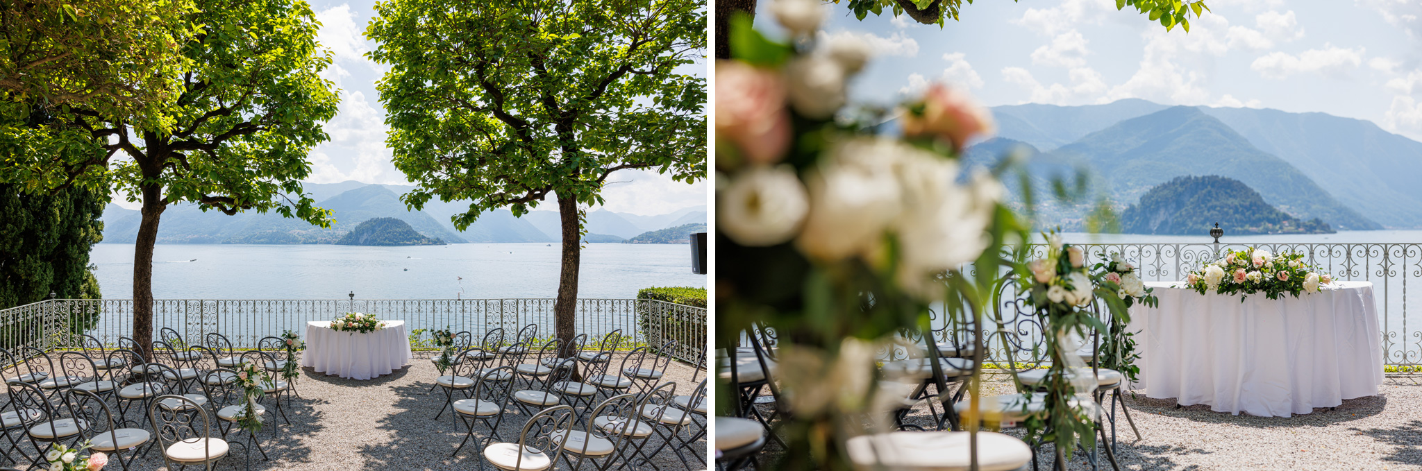 Destination Wedding Photographer Como Lake Luogo della cerimonia