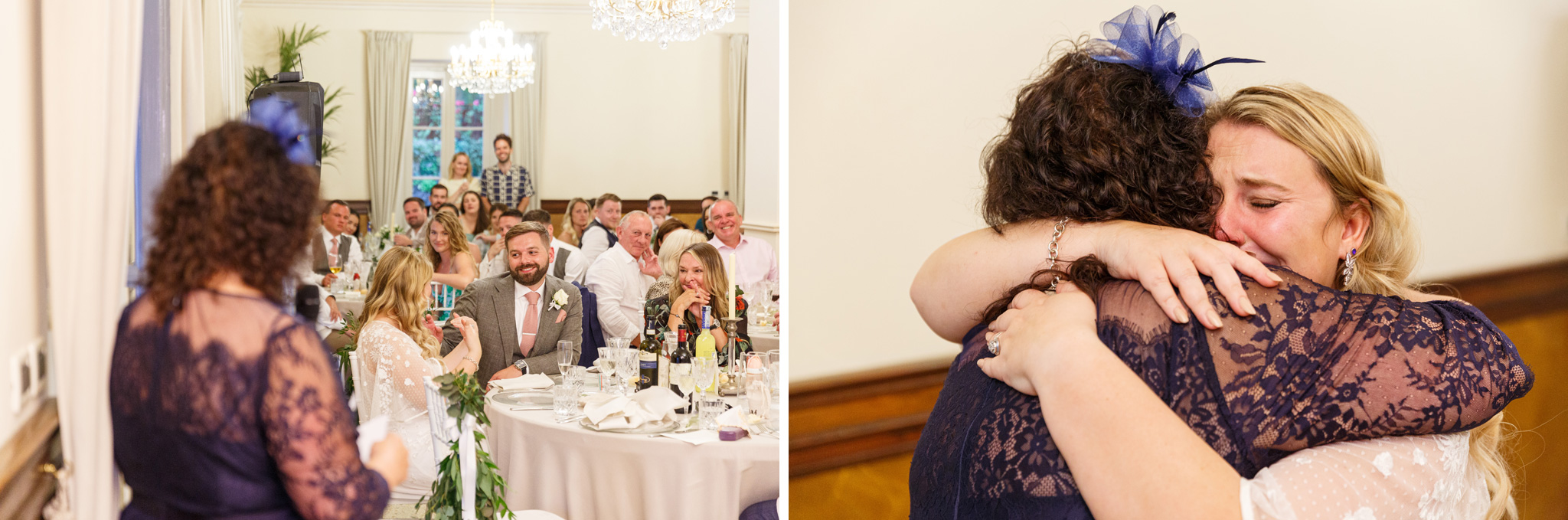 Destination Wedding Como Lake Sposa con sua madre commosse al suo matrimonio
