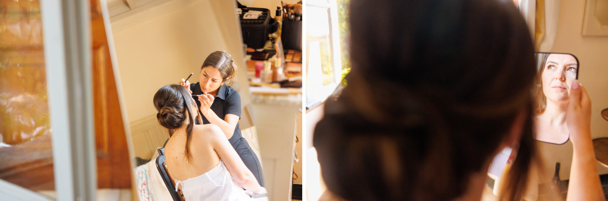 Destination Wedding Photographer Como Una sposa durante la preparazione del matrimonio