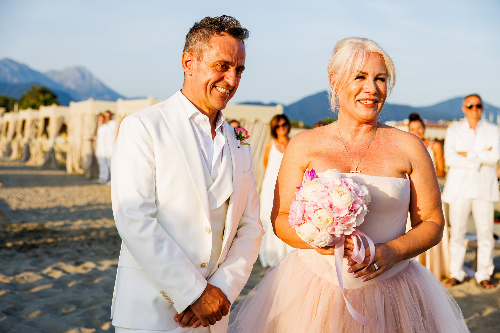 Destination Wedding Tuscany Una coppia di sposi il giorno del loro matrimonio