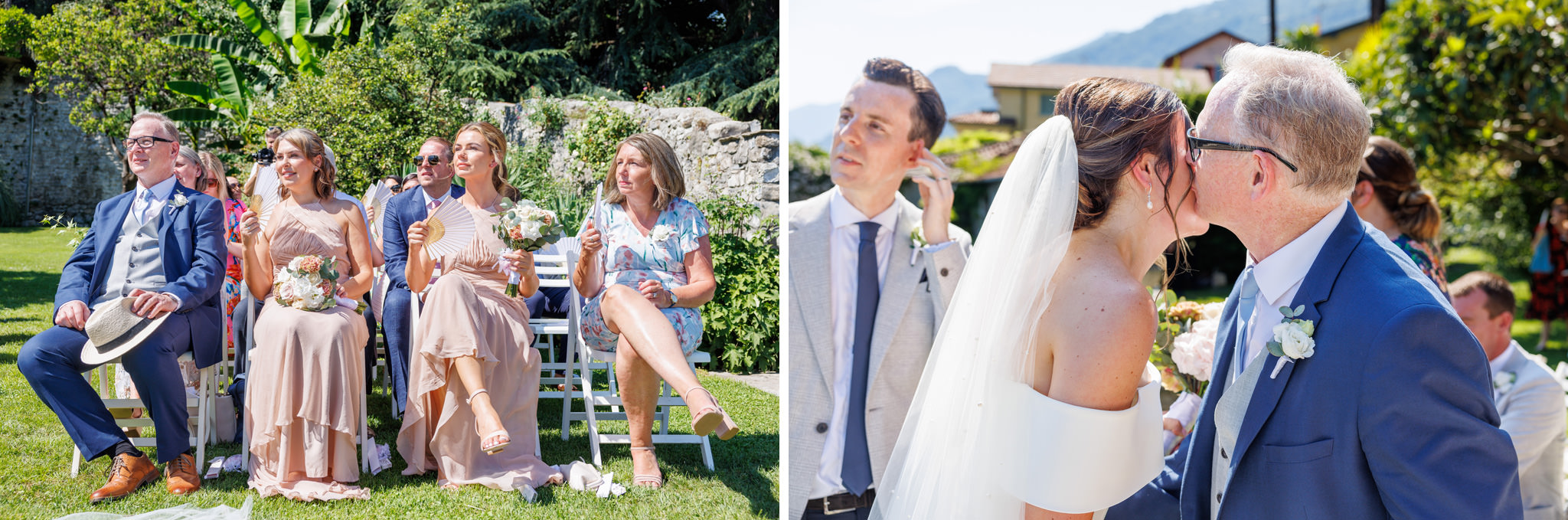 Destination Wedding Photographer Como Gli invitati emozionati per il matrimonio