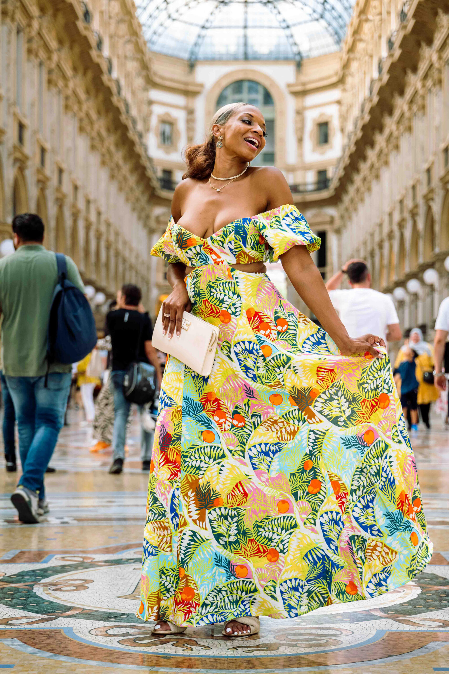 Foto di ritratto ambientato moda milano