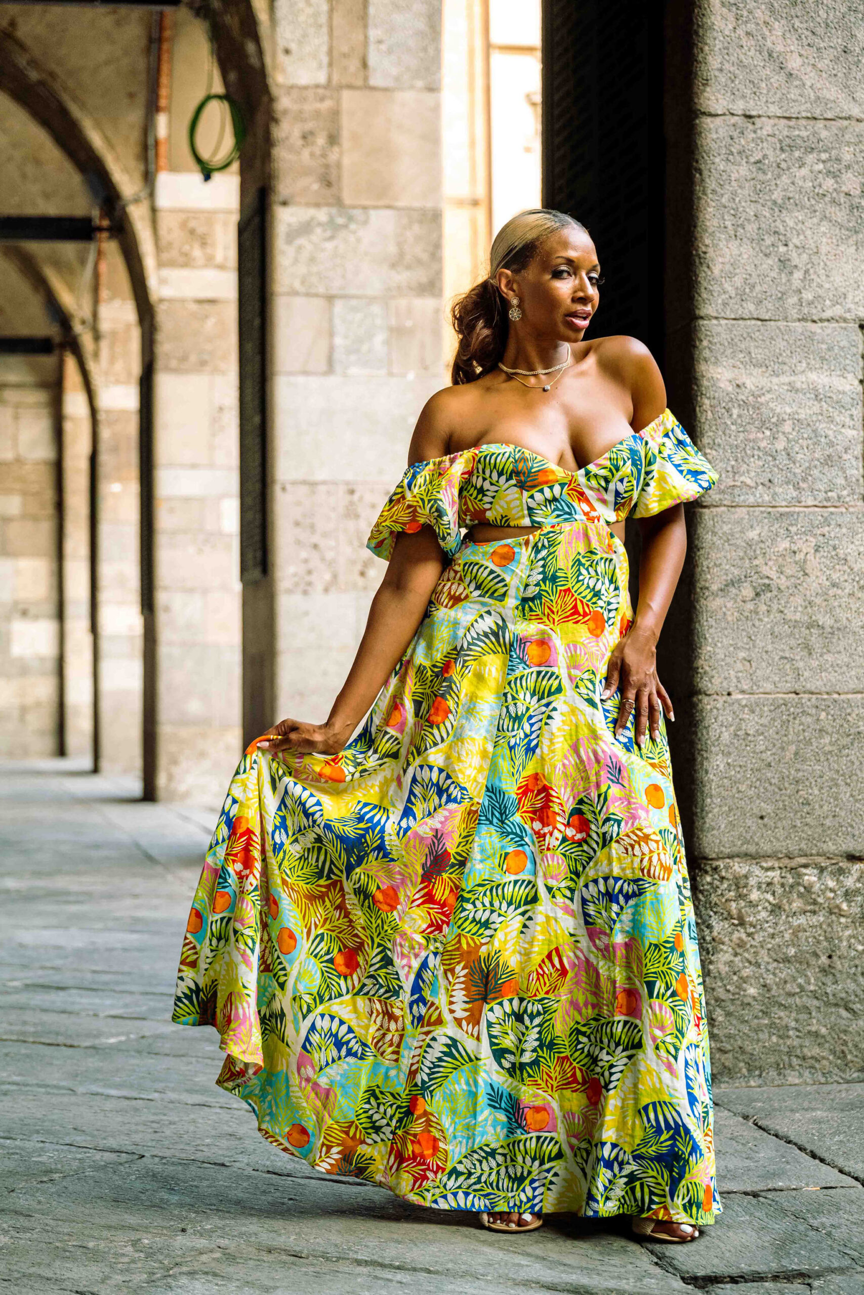Foto di ritratto ambientato moda milano