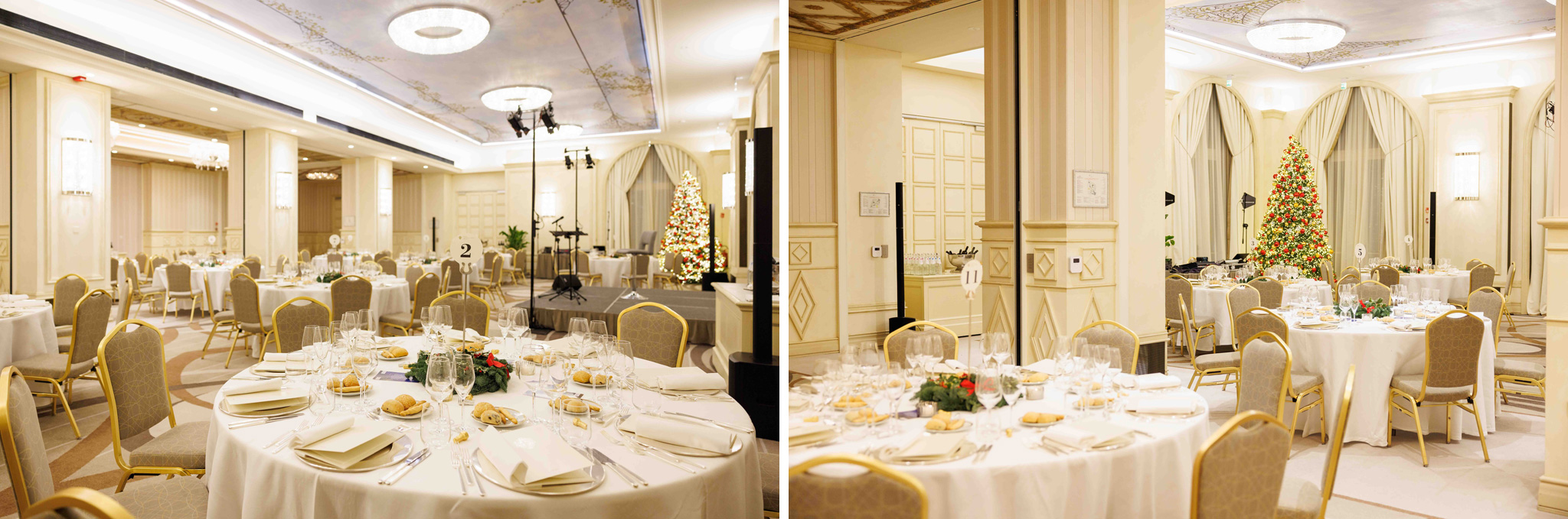 Foto evento business upiveb Panoramica della sala del ricevimento all'hotel principe di savoia a Milano