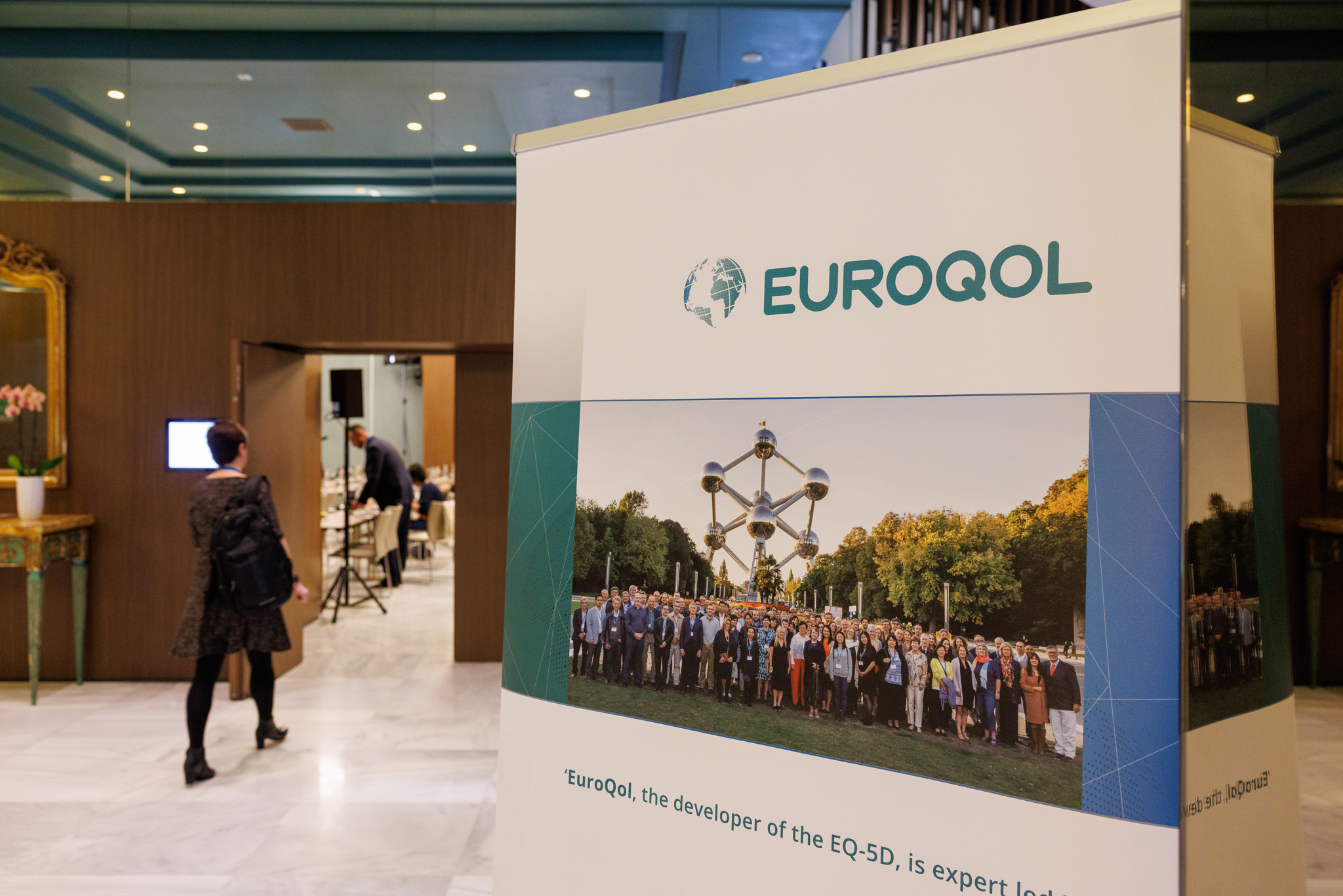 foto evento euroqol Entrata all'evento dell'EuroQol a Milano
