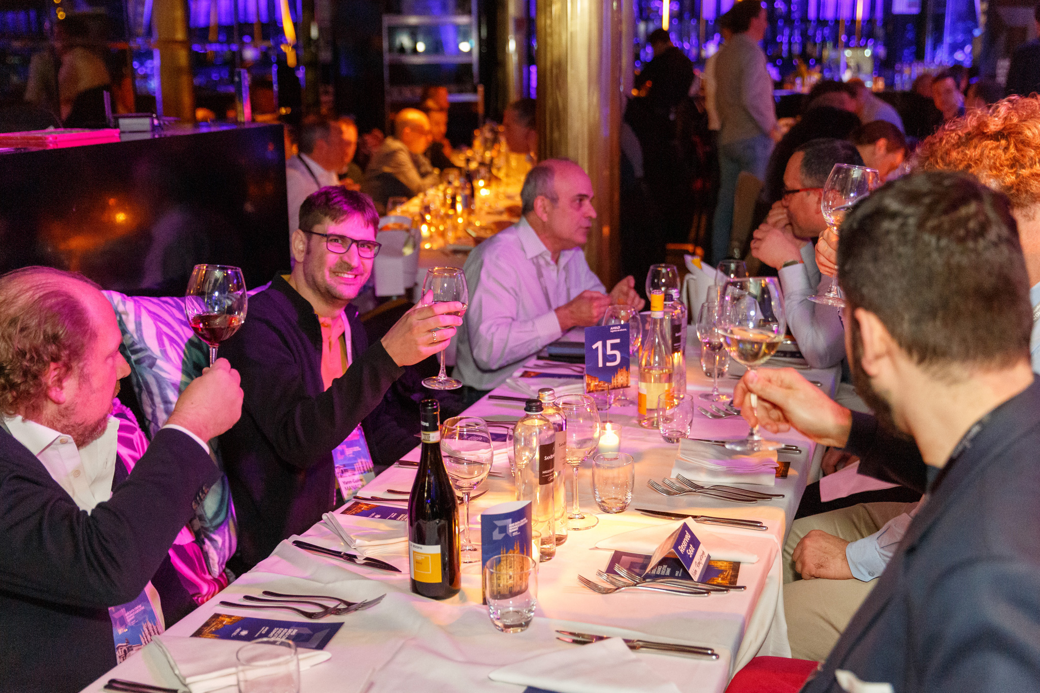 foto evento AMD foto della cena dell'evento AMD
