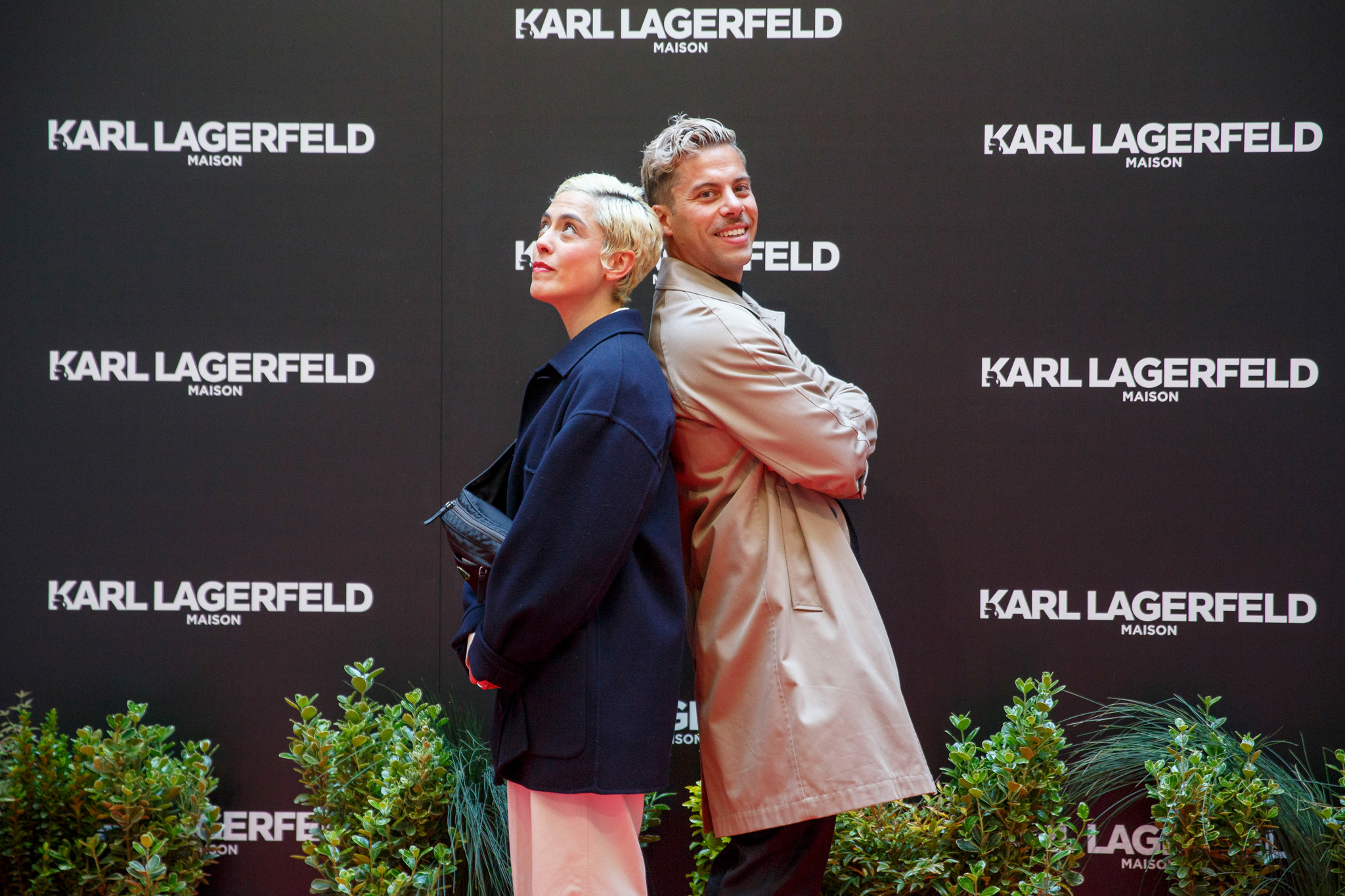 foto di partecipanti all'evento di karl lagerfeld