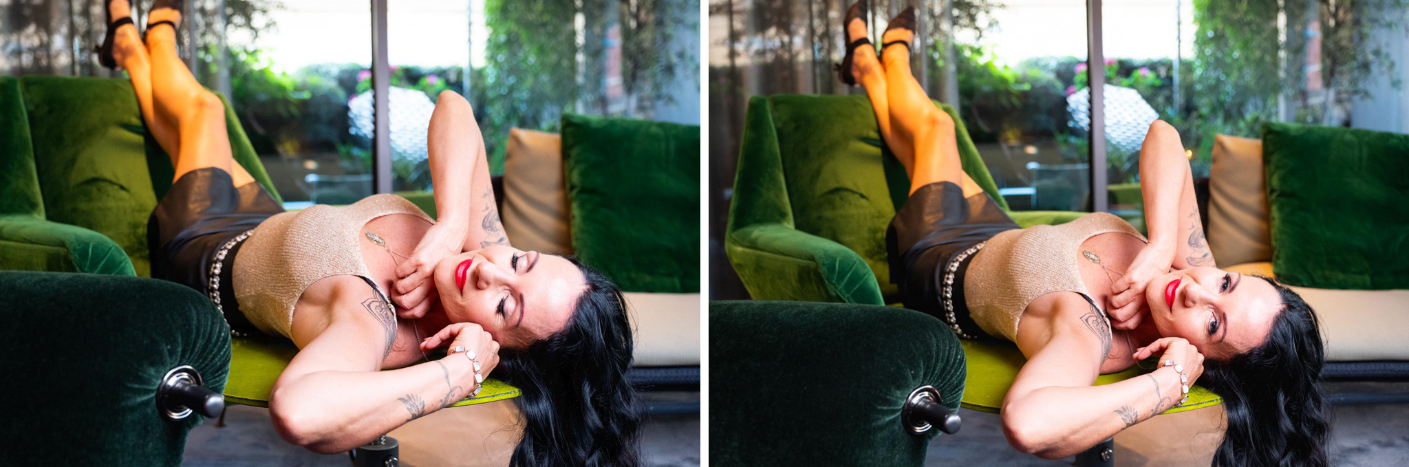 Fotografo-ritratti-personali Ritratto personale di Jeannine all'hotel VIU di Milano