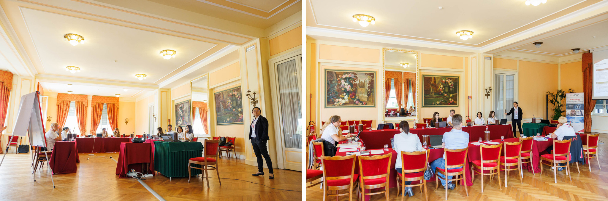 Foto business di conferenza presso il Lago Maggiore