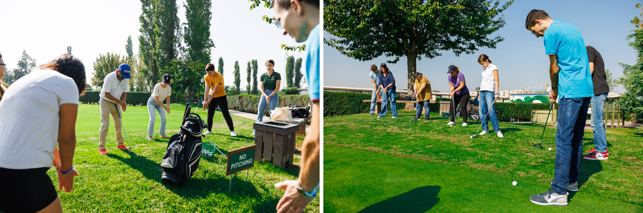 Foto di reportage dell'evento di golf di Intersystems
