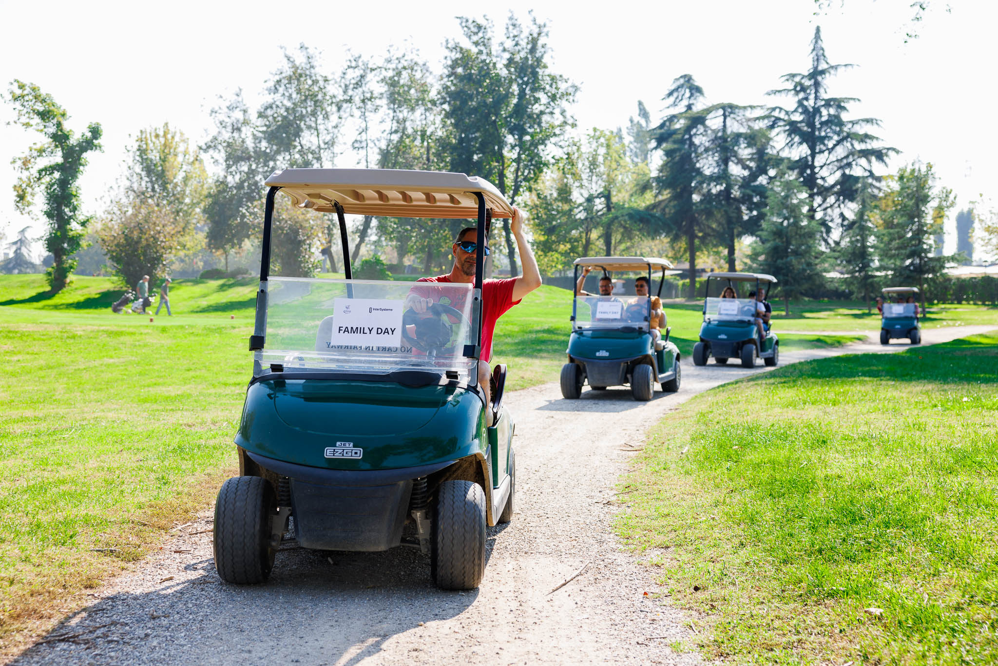 Foto di reportage dell'evento di golf di Intersystems