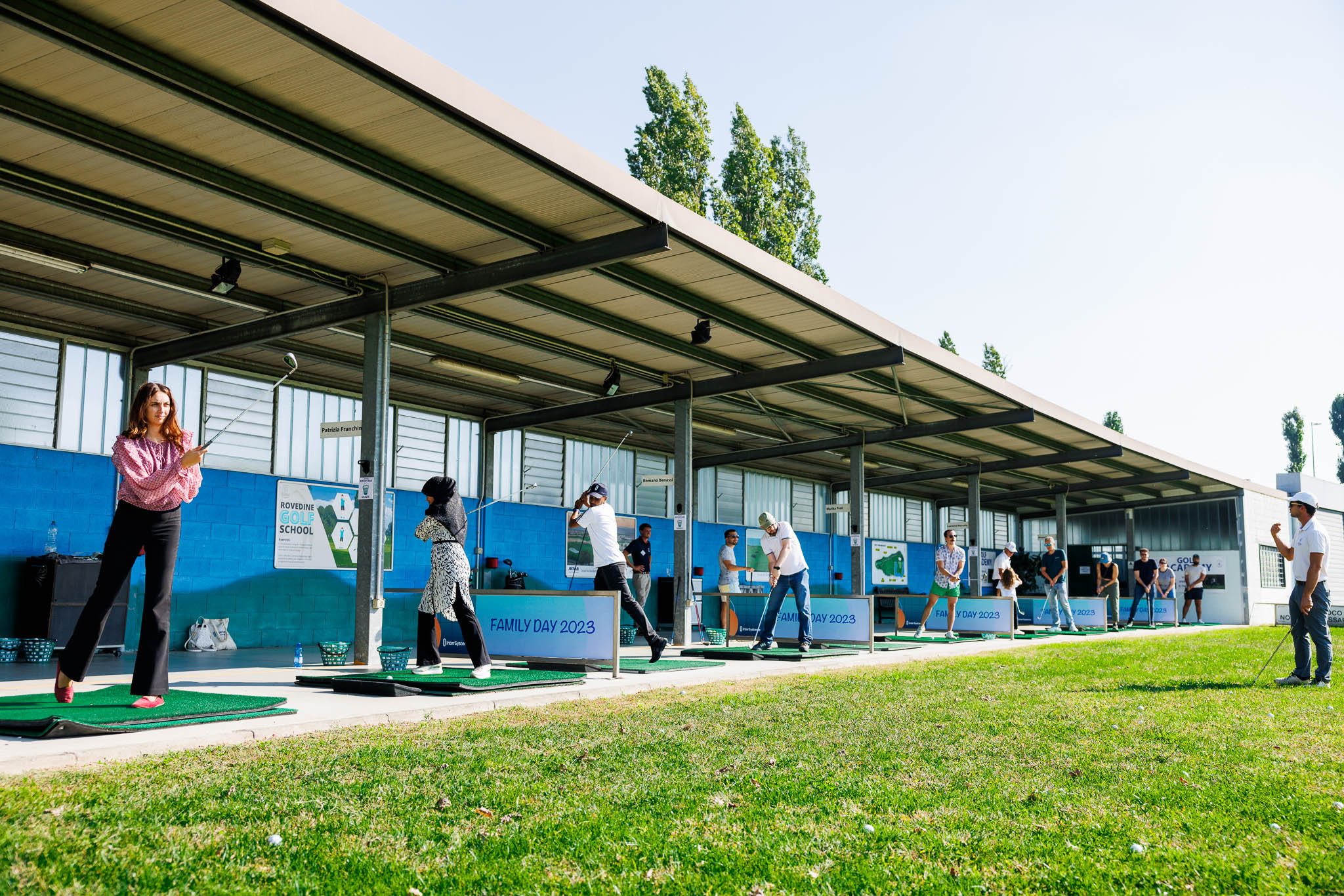 Foto di reportage dell'evento di golf di Intersystems