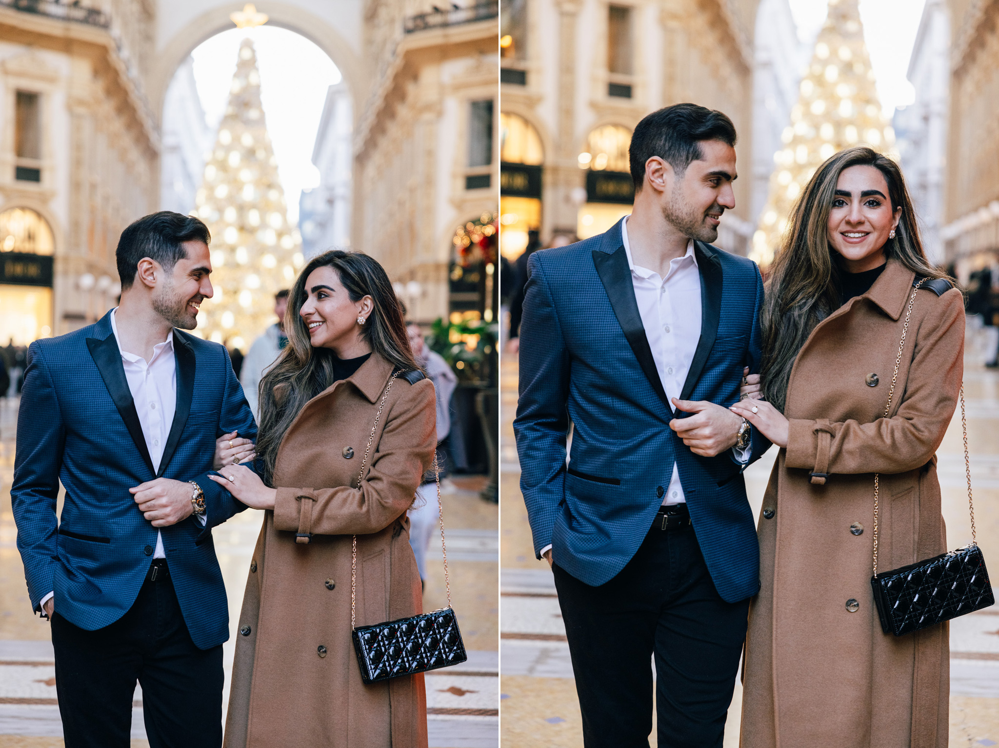 Ritratto fotografico di una proposta di matrimonio a Milano